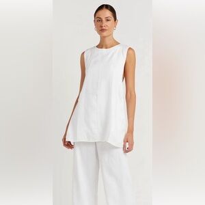 DISSH Lovato Linen Ring Tunic Top
